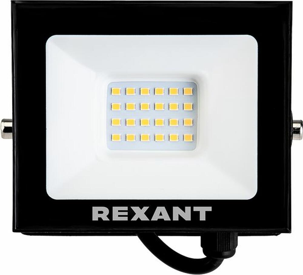 REXANT 605-032 Прожектор светодиодный СДО 30Вт 2400Лм 4000K нейтральный свет, черный корпус REXANT