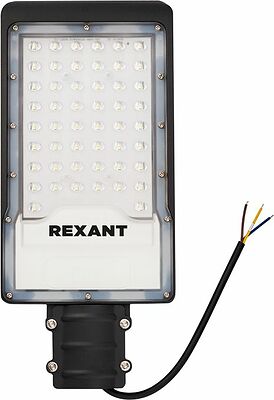 REXANT 607-300 Светильник светодиодный консольный ДКУ-01 50Вт 5000К общего назначения IP65  5000Лм черный REXANT