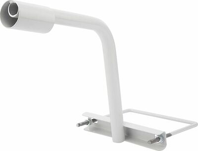 REXANT 607-405 Кронштейн на опору с 1 хомутом белый (625х460х280 Ø51) REXANT арт.607-300; 607-301;607-303 