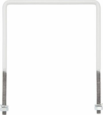REXANT 607-405 Кронштейн на опору с 1 хомутом белый (625х460х280 Ø51) REXANT арт.607-300; 607-301;607-303 