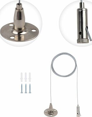 REXANT 612-022 Комплект тросовых подвесов для шинопровода с регулировкой высоты, 2м (2 шт.) REXANT