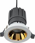REXANT 615-1001 Светильник встраиваемый поворотный REXANT Horeca Dark Light с антиослепляющим эффектом 12 Вт 4000 К LED GOLD