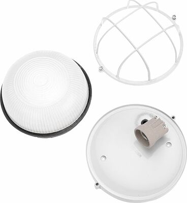 REXANT 621-1128 Светильник ЖКХ-03 под лампу круг 190x85мм IP65 REXANT