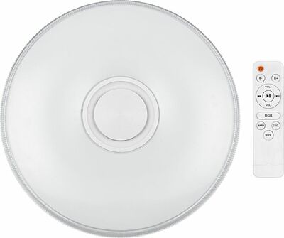 REXANT 624-002 Светильник настенно-потолочный REXANT Fobos Melody 2700-6500 K RGB Bluetooth Sound с пультом и APP LED