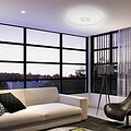 REXANT 650-1018 Светильник настенно-потолочный Aqua LED 36 Вт 2700-6500 К, управление с пульта и с выключателя, диммирование, встроенный ночник L REXANT