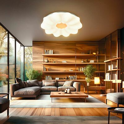 REXANT 650-1061 Светильник потолочный Leo, LUMI Line, 42Вт, 450x120 мм, белый REXANT