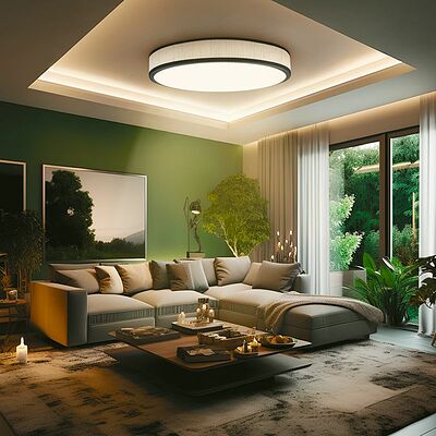 REXANT 650-1074 Светильник потолочный Moso, LUMI Line, 70Вт, 490x80 мм, песочный REXANT