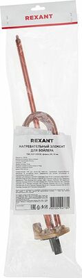 REXANT 70-0315-1 Нагревательный элемент для бойлера, ТЭН, RCF-1500 Вт, фланец М6, 48 мм