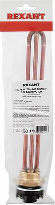 REXANT 70-0352 Нагревательный элемент для бойлера ТЭН RDT 2,5 кВт,резьбовой фланец 42 мм, термостат 15 A, кольцо уплотнительное D 42 мм REXANT
