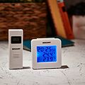 REXANT 70-0592 Термометр электронный с часами и беспроводным выносным датчиком REXANT