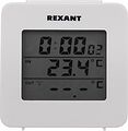REXANT 70-0592 Термометр электронный с часами и беспроводным выносным датчиком REXANT