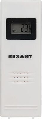 REXANT 70-0592 Термометр электронный с часами и беспроводным выносным датчиком REXANT