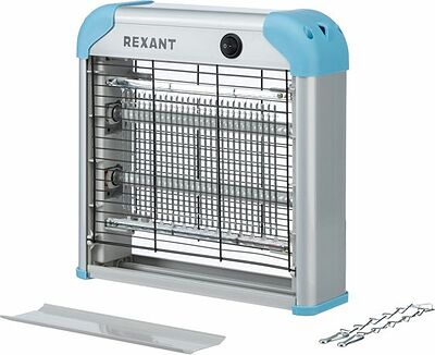 REXANT 71-0036 Антимоскитная инсектицидная лампа, 2х6Вт, 220В, S 60м² REXANT