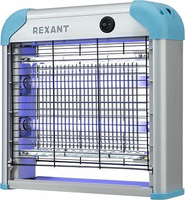 REXANT 71-0036 Антимоскитная инсектицидная лампа, 2х6Вт, 220В, S 60м² REXANT
