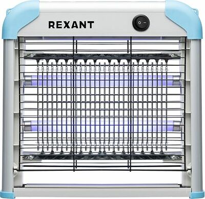 REXANT 71-0036 Антимоскитная инсектицидная лампа, 2х6Вт, 220В, S 60м² REXANT