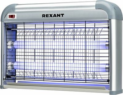 REXANT 71-0046 Антимоскитная инсектицидная лампа S 80м², 2х10Вт, 220В REXANT