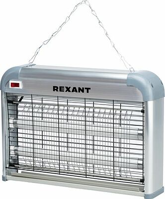 REXANT 71-0046 Антимоскитная инсектицидная лампа S 80м², 2х10Вт, 220В REXANT