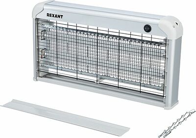 REXANT 71-0056 Антимоскитная инсектицидная лампа S 100м², 2х15Вт, 220В REXANT