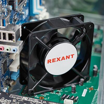 REXANT 72-6121 Вентилятор RQA 12038HST, AC 220В REXANT