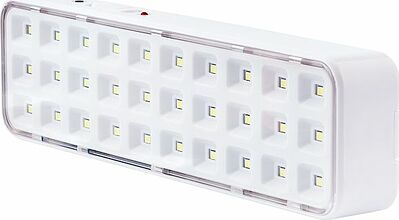 REXANT 74-1305 Светильник аккумуляторный непостоянного действия для подсветки путей эвакуации и рабочих зон при отключении питания, режимы: 30%/100% кнопка тест, 3 ч работы
