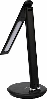 REXANT 75-0219 Светильник настольный REXANT Status LED, USB-зарядка устройств, 2700-6500 К, диммирование, 220 В, эффект тиснения под кожу