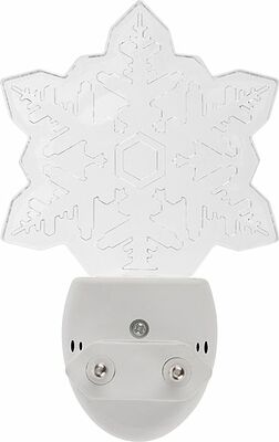 REXANT 75-0317 Ночник светодиодный СНЕЖИНКА ХАМЕЛЕОН свечение мультиколор 7 цветов, 230В REXANT