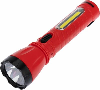 REXANT 75-711 Фонарь универсальный, двухрежимный, со встроенной евровилкой, зарядка от сети 220В, СОВ REXANT
