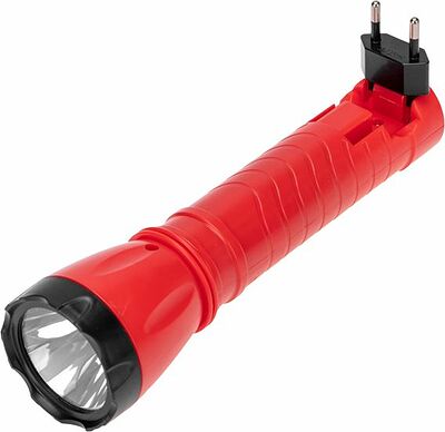 REXANT 75-711 Фонарь универсальный, двухрежимный, со встроенной евровилкой, зарядка от сети 220В, СОВ REXANT