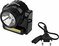 REXANT 75-719 Фонарь налобный, двухрежимный, поворотный, с евровилкой, зарядка от сети 220В REXANT