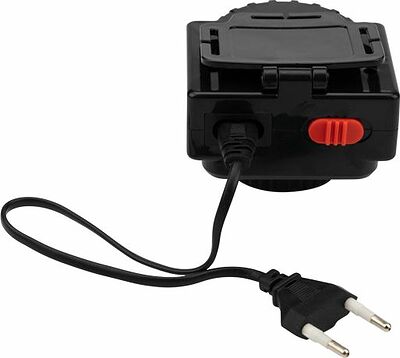 REXANT 75-719 Фонарь налобный, двухрежимный, поворотный, с евровилкой, зарядка от сети 220В REXANT