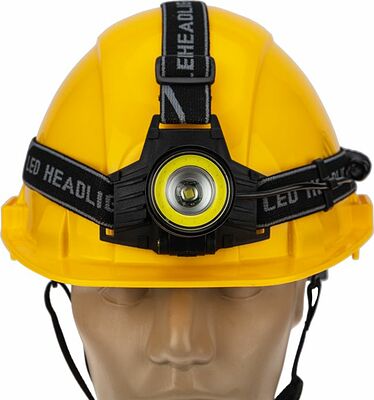 REXANT 75-7831 Фонарь налобный NEW AGE, четырехрежимный, поворотный, с регулируемым фокусом REXANT
