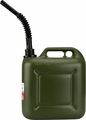 REXANT 80-0205 Канистра для ГСМ и технических жидкостей, вертикальная, 10л, пластиковая, усиленная REXANT