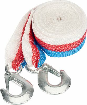 REXANT 80-0223 Трос буксировочный 3,5т, 5м, с двумя крюками REXANT
