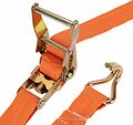 REXANT 80-0242 Ремень стяжной для груза, багажный, с крюками и храповым механизмом, 8х0,038м REXANT
