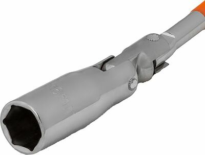 REXANT 80-0726 Ключ свечной Т-образный с карданным шарниром, 16х250мм REXANT
