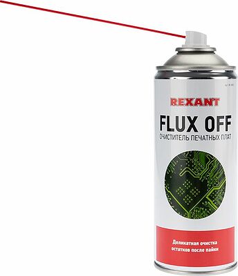 REXANT 85-0003 Очиститель печатных плат FLUX OFF, 520 мл (400мл), аэрозоль REXANT