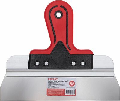 REXANT 89-0214 Шпатель фасадный, нержавеющая сталь, 250мм, 2-компонентная ручка REXANT