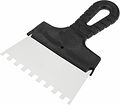 REXANT 89-0226 Шпатель фасадный REXANT 150 мм зуб 8х8 нержавеющая сталь, пластмассовая ручка REXANT 89-0226 Шпатель фасадный REXANT 150 мм зуб 8х8 нержавеющая сталь, пластмассовая ручка