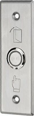SECURIC 45-0961 Кнопка «Выход» металлическая с синей подсветкой SB-60 врезного типа