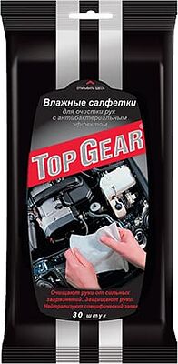 Top Gear Влажные салфетки для рук