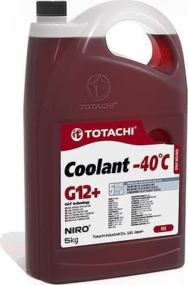 TOTACHI NIRO Coolant -40 °C G12+ Антифриз красный, 5 кг
