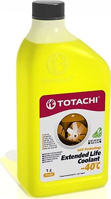 TOTACHI ELC -40 °C Антифриз жёлтый, 1 л