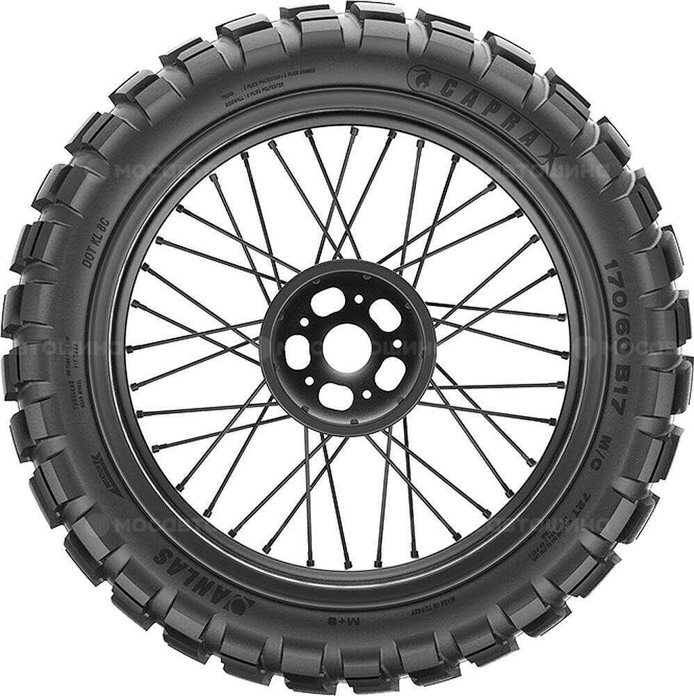 Side view Anlas Capra-X 140/80 B17 69R (Задняя)