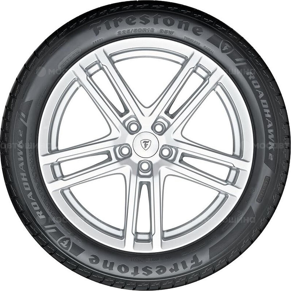 Side view Firestone Roadhawk 2 205/55 R16 91W