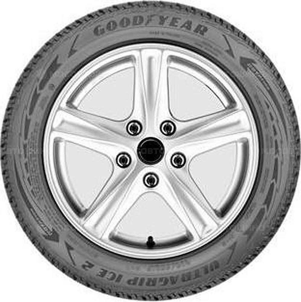Side view Goodyear UltraGrip Ice 2 195/55 R16 87T