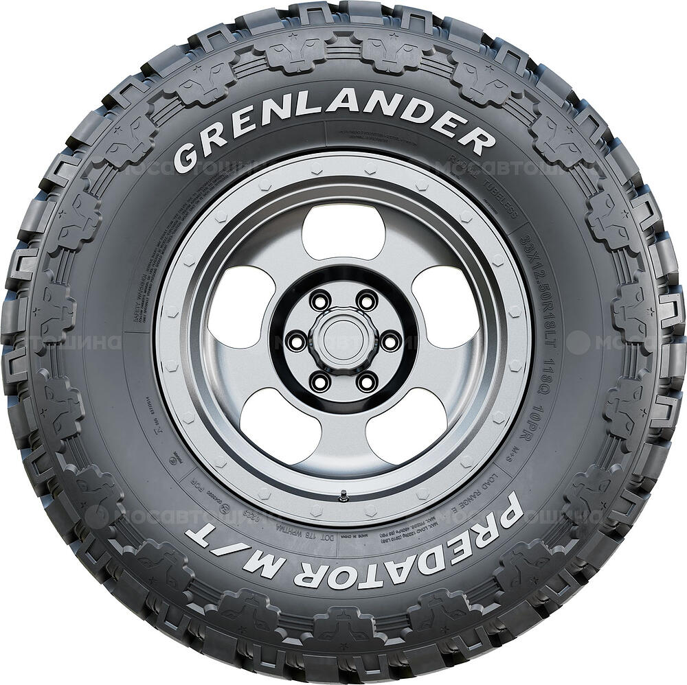 Side view Grenlander Predator M/T 35x12,5x18 118Q 