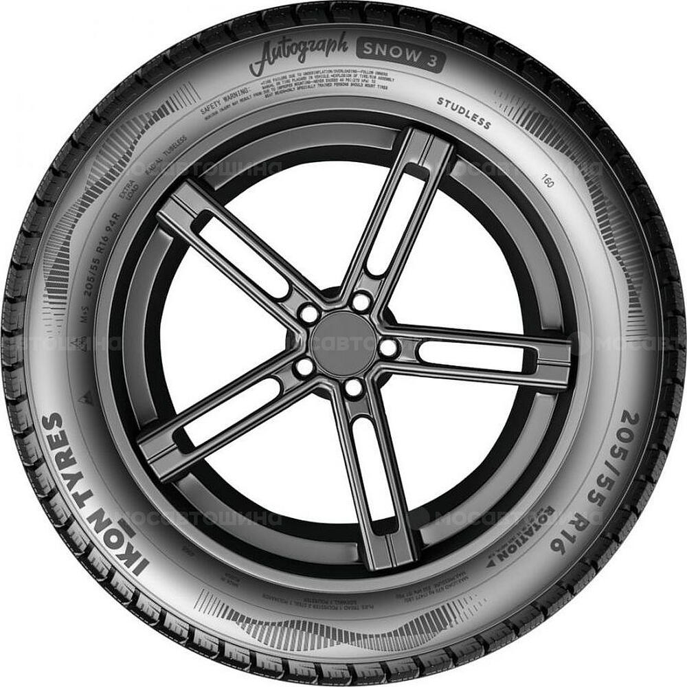 Side view Ikon Autograph Snow 3 215/55 R16 97R XL