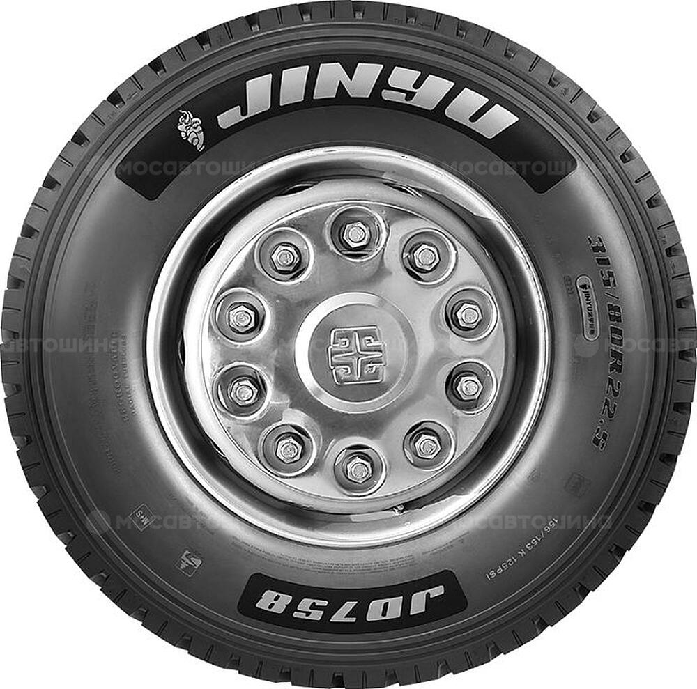 Side view Jinyu JD758 315/80 R22,5 167/164G