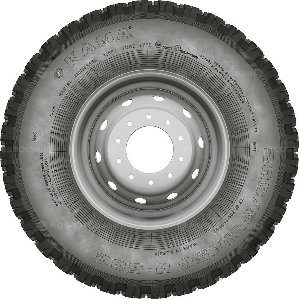 Side view  Кама И 502 225/85 R15C 106P