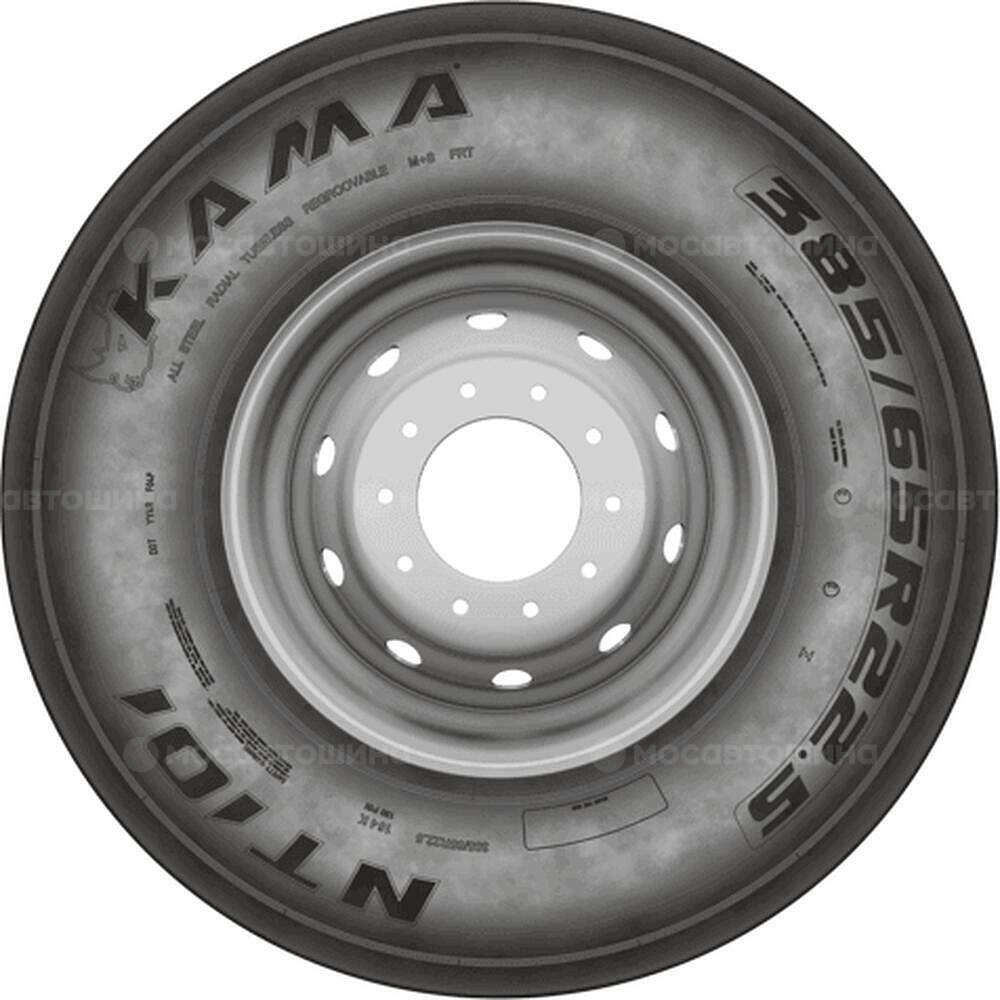 Side view Кама NT 101 385/65 R22,5 164K (Прицепная ось)